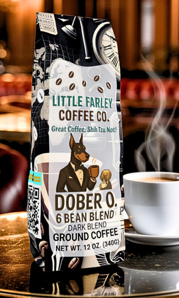 Meet Dober O. — Our Bold, Smooth & Dangerously Good Coffee Blend ☕🐾 - Little Farley Coffee Co.