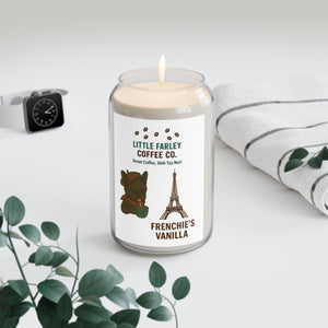 Frenchie's Vanilla Coffee Candle — Scented Soy Candle, 13.75oz - Little Farley Coffee Co.