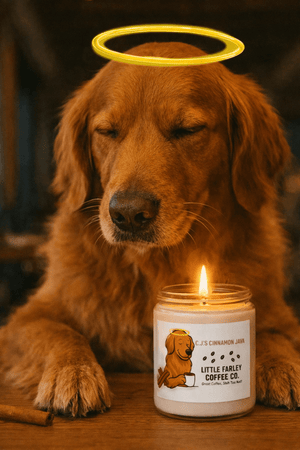 C.J.'s Cinnamon Scented Candle - Little Farley Coffee Co.