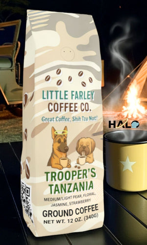 Trooper’s Tanzania – Medium/Light Roast Ground Coffee (12oz)