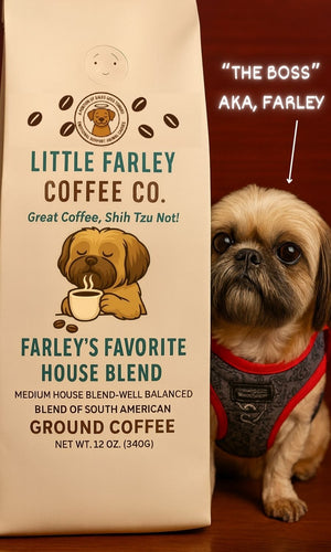 Farley’s Favorite House Blend Coffee – Medium Roast Ground Coffee (12oz)