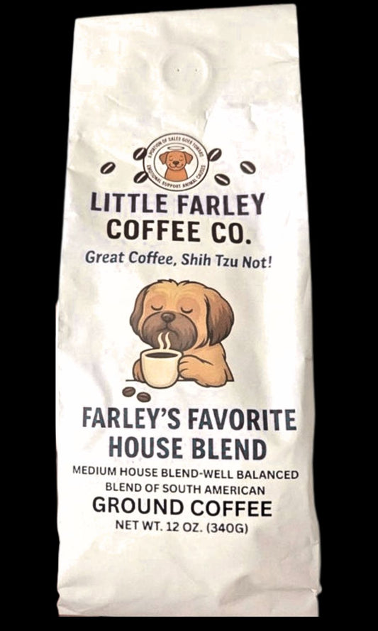 Farley’s Favorite House Blend Coffee – Medium Roast Ground Coffee (12oz)