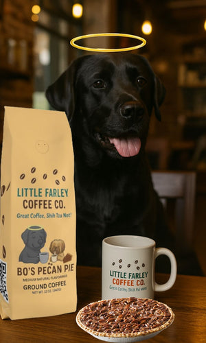 Bo’s Pecan Pie – Flavored Medium Roast Ground Coffee (12oz) - Little Farley Coffee Co.