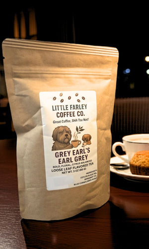 Grey Earl’s Earl Grey Tea | Bold & Floral Loose Leaf Tea (3oz) - Little Farley Coffee Co.