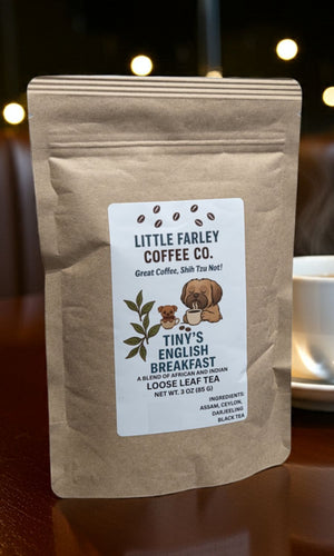 Tiny’s English Breakfast Tea | Loose Leaf Black Tea (3oz) - Little Farley Coffee Co.