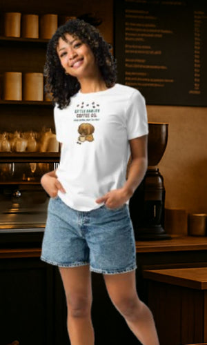 Little Farley's Women's Relaxed T-Shirt - Little Farley Coffee Co.