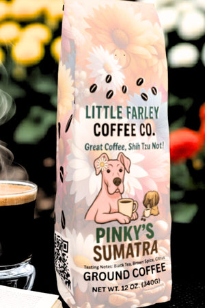 Pinky’s Sumatra– Medium Roast Ground Coffee (12oz) - Little Farley Coffee Co.