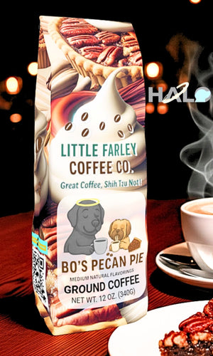 Bo’s Pecan Pie – Flavored Medium Roast Ground Coffee (12oz)