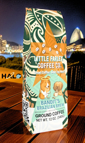 Bandit’s Brazilian Brew – Medium Roast Ground Coffee (12oz)