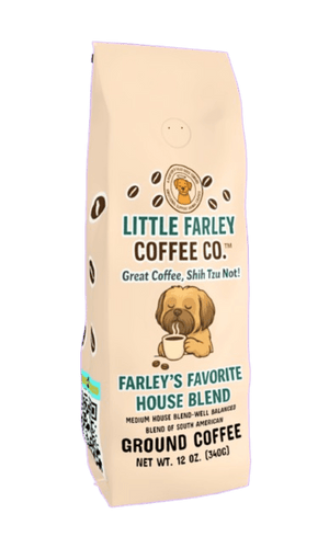 Farley’s Favorite House Blend Coffee – Medium Roast Ground Coffee (12oz) - Little Farley Coffee Co.
