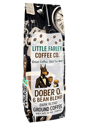 Dober O. 6 Bean Blend – Smooth, Bold & Dangerously Good Coffee | Little Farley Coffee Co. - Little Farley Coffee Co.