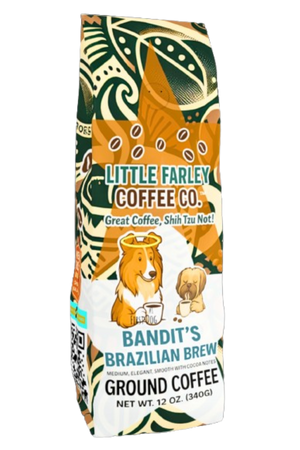 Bandit’s Brazilian Brew – Medium Roast Ground Coffee (12oz) - Little Farley Coffee Co.