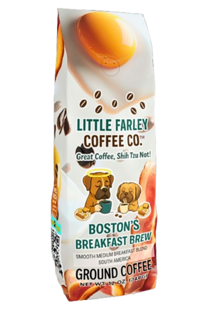 Boston’s Breakfast Brew – Medium Roast Ground Coffee (12oz) - Little Farley Coffee Co.