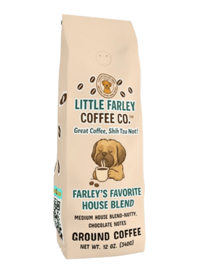 Farley’s Favorite House Blend Coffee – Medium Roast Ground Coffee (12oz) - Little Farley Coffee Co.