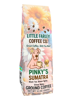 Pinky’s Sumatra– Medium Roast Ground Coffee (12oz) - Little Farley Coffee Co.