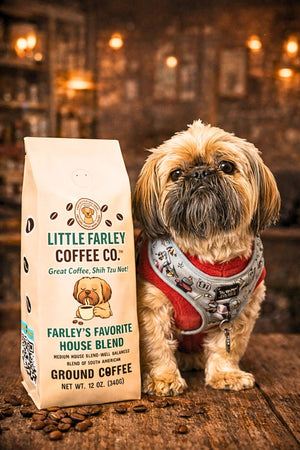 Farley’s Favorite House Blend Coffee – Medium Roast Ground Coffee (12oz) - Little Farley Coffee Co.