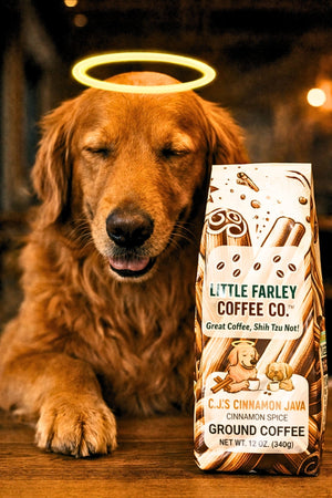 C.J.’s Cinnamon Java – Cinnamon Flavored Medium Roast Ground Coffee (12oz) - Little Farley Coffee Co.