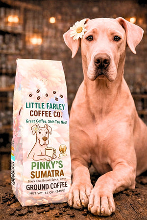 Pinky’s Sumatra– Medium Roast Ground Coffee (12oz) - Little Farley Coffee Co.