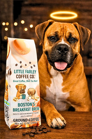 Boston’s Breakfast Brew – Medium Roast Ground Coffee (12oz) - Little Farley Coffee Co.