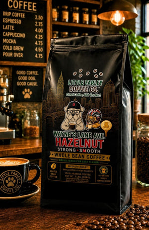 Wayne’s Lane Ave. Hazelnut Whole Bean Coffee (2 LB) – Medium Roast | Little Farley Coffee Co. - Little Farley Coffee Co.