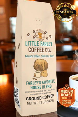Farley’s Favorite House Blend Coffee – Medium Roast Ground Coffee (12oz) - Little Farley Coffee Co.