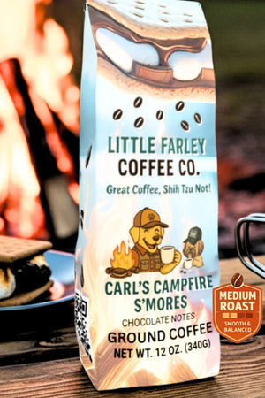 Carl’s Campfire S’mores – Ground Coffee (12 oz) - Little Farley Coffee Co.