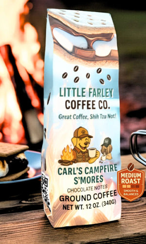 Carl’s Campfire S’mores – Ground Coffee (12 oz) - Little Farley Coffee Co.