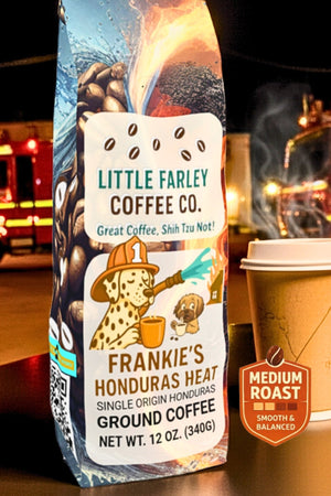 Frankie’s Honduras Heat – Single Origin Ground Coffee (12 oz) | Little Farley Coffee Co. - Little Farley Coffee Co.