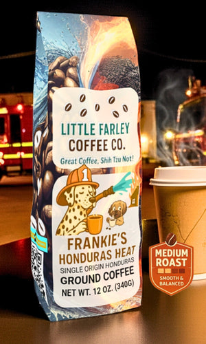 Frankie’s Honduras Heat – Single Origin Ground Coffee (12 oz) | Little Farley Coffee Co. - Little Farley Coffee Co.
