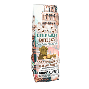Dog Corlebone’s Italian Roast – Dark Roast Ground Coffee (12oz) - Little Farley Coffee Co.