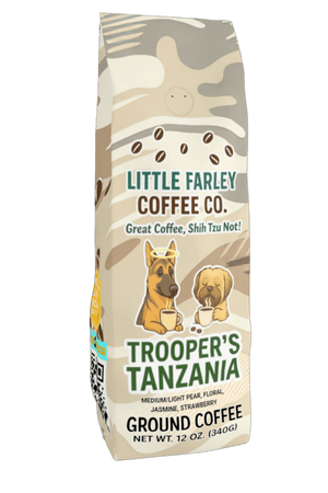 Trooper’s Tanzania – Medium/Light Roast Ground Coffee (12oz) - Little Farley Coffee Co.