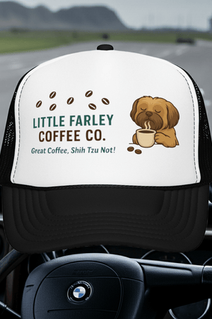 Little Farley Foam Trucker Hat - Little Farley Coffee Co.