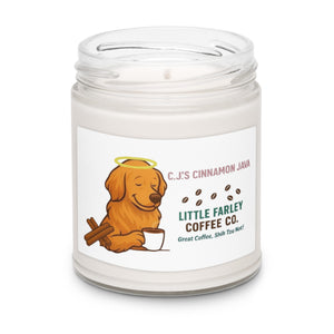 C.J.'s Cinnamon Scented Candle - Little Farley Coffee Co.