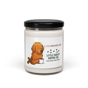 C.J.'s Cinnamon Scented Candle - Little Farley Coffee Co.