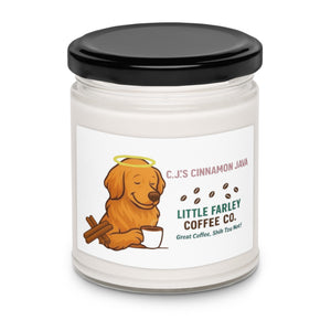 C.J.'s Cinnamon Scented Candle - Little Farley Coffee Co.