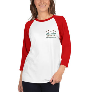 Farley's 3/4 Sleeve Raglan Shirt - Little Farley Coffee Co.