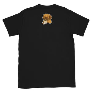Frenchie's Short - Sleeve Unisex T-Shirt - Little Farley Coffee Co.