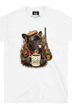 Frenchie's Short - Sleeve Unisex T-Shirt - Little Farley Coffee Co.