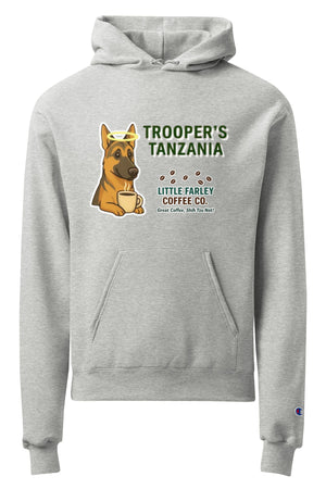 Trooper's Champion Hoodie - Little Farley Coffee Co.