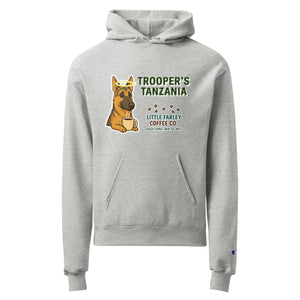 Trooper's Champion Hoodie - Little Farley Coffee Co.