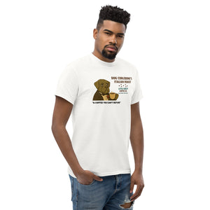 Dog Corlebone’s Italian Roast T-Shirt – Little Farley Coffee Co. - Little Farley Coffee Co.