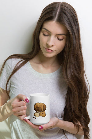 Farley's White Glossy Mug - Little Farley Coffee Co.