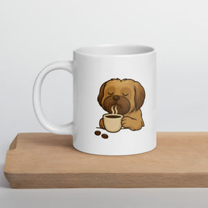 Farley's White Glossy Mug - Little Farley Coffee Co.