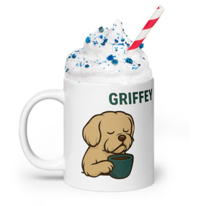 Griffey's White Glossy Mug - Little Farley Coffee Co.