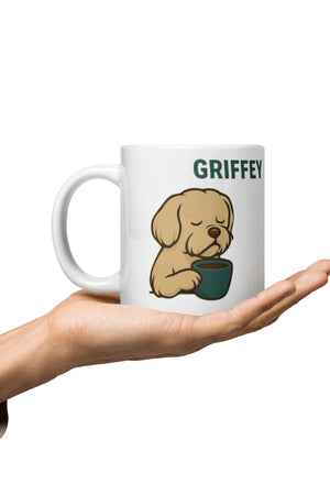 Griffey's White Glossy Mug - Little Farley Coffee Co.