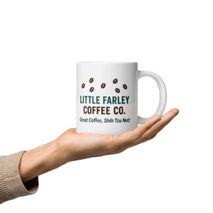 Griffey's White Glossy Mug - Little Farley Coffee Co.