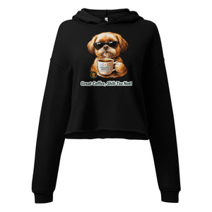 Shades Farley Crop Hoodie - Little Farley Coffee Co.