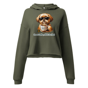 Shades Farley Crop Hoodie - Little Farley Coffee Co.