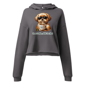 Shades Farley Crop Hoodie - Little Farley Coffee Co.